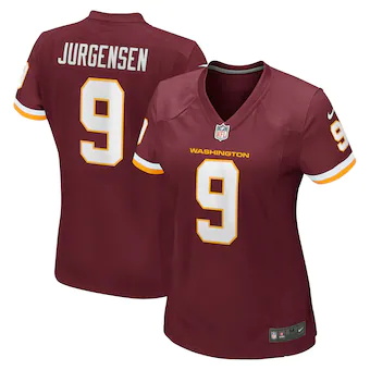 womens nike sonny jurgensen burgundy washington football te